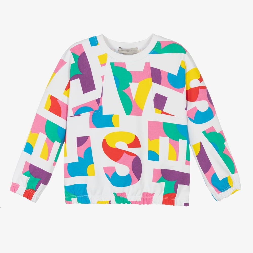 Stella McCartney pop art shorts sweatshirt set